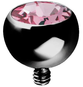 BK TT int JEWELLED BALLS 1,6x4mm WH