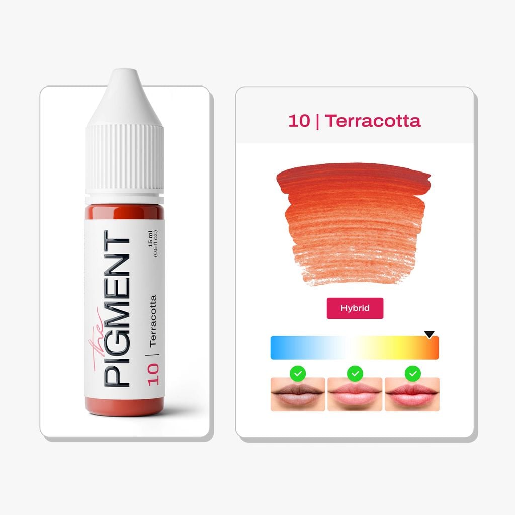 Pigment pour Lèvres PMU - 10 Terracotta (15 ml)