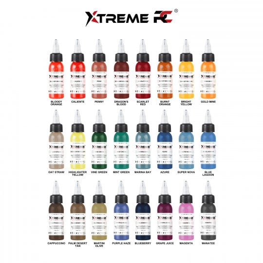 Encres XTreme Ink - 24x30ml - 24 COLOR SET