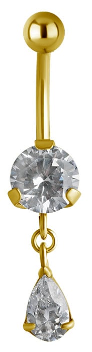 GD 316 JEWEL BANANA WITH DANGLES 1,6x10mm model 29 WH