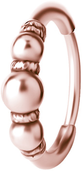 RG 316 HOOP EARRINGS (PAIR) 0,8x10mm - mod. 10