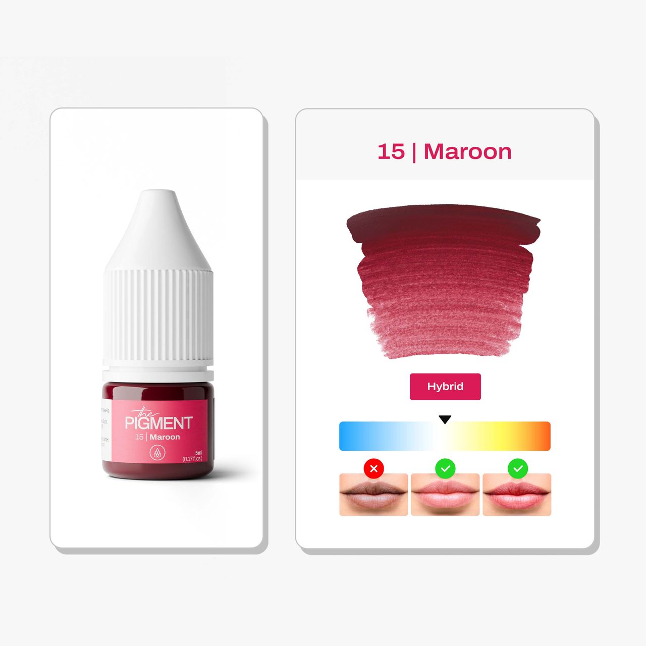 Pigment pour les lèvres THE PIGMENT - 15 Maroon - 5 ml