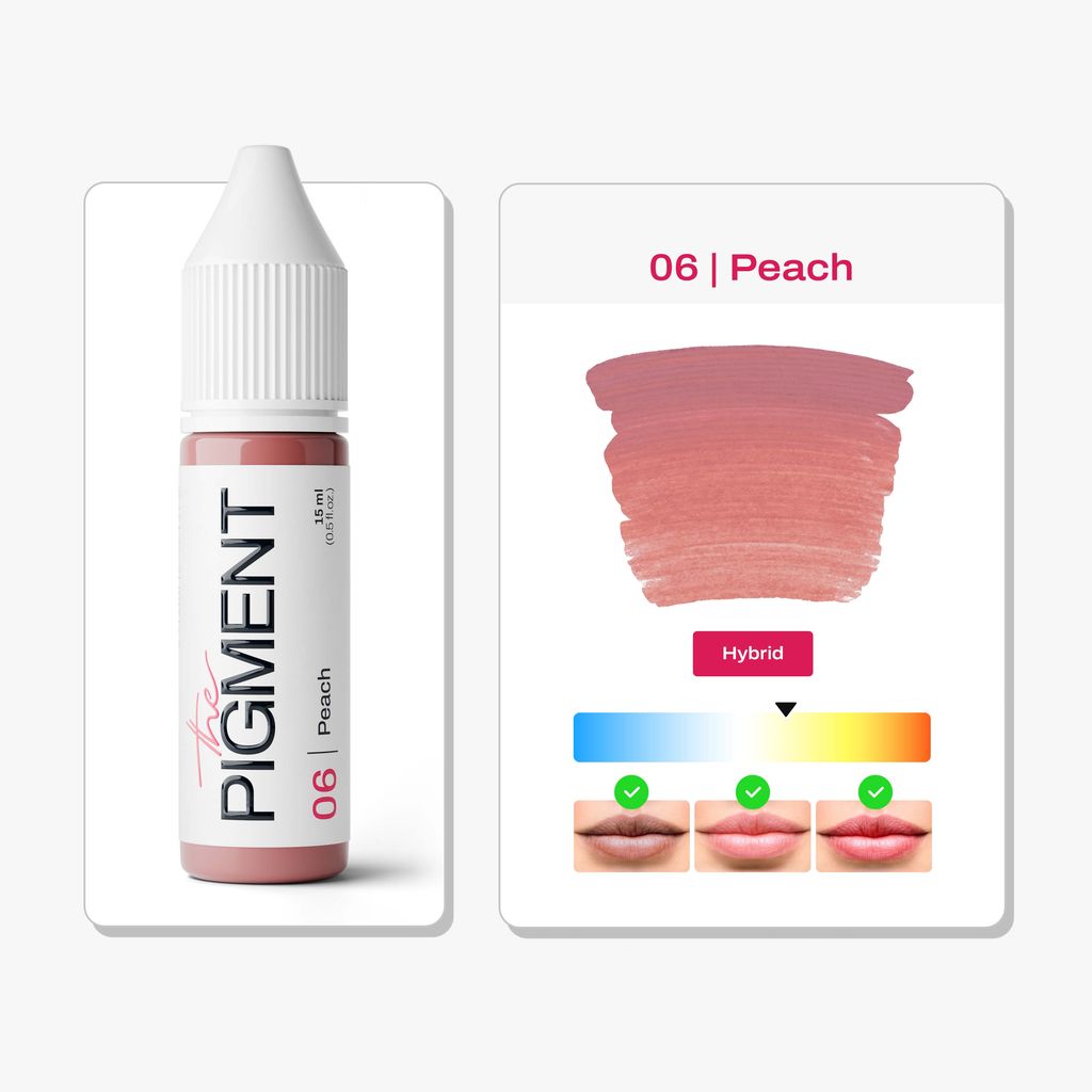 Pigment pour Lèvres PMU - 06 Peach (15 ml)