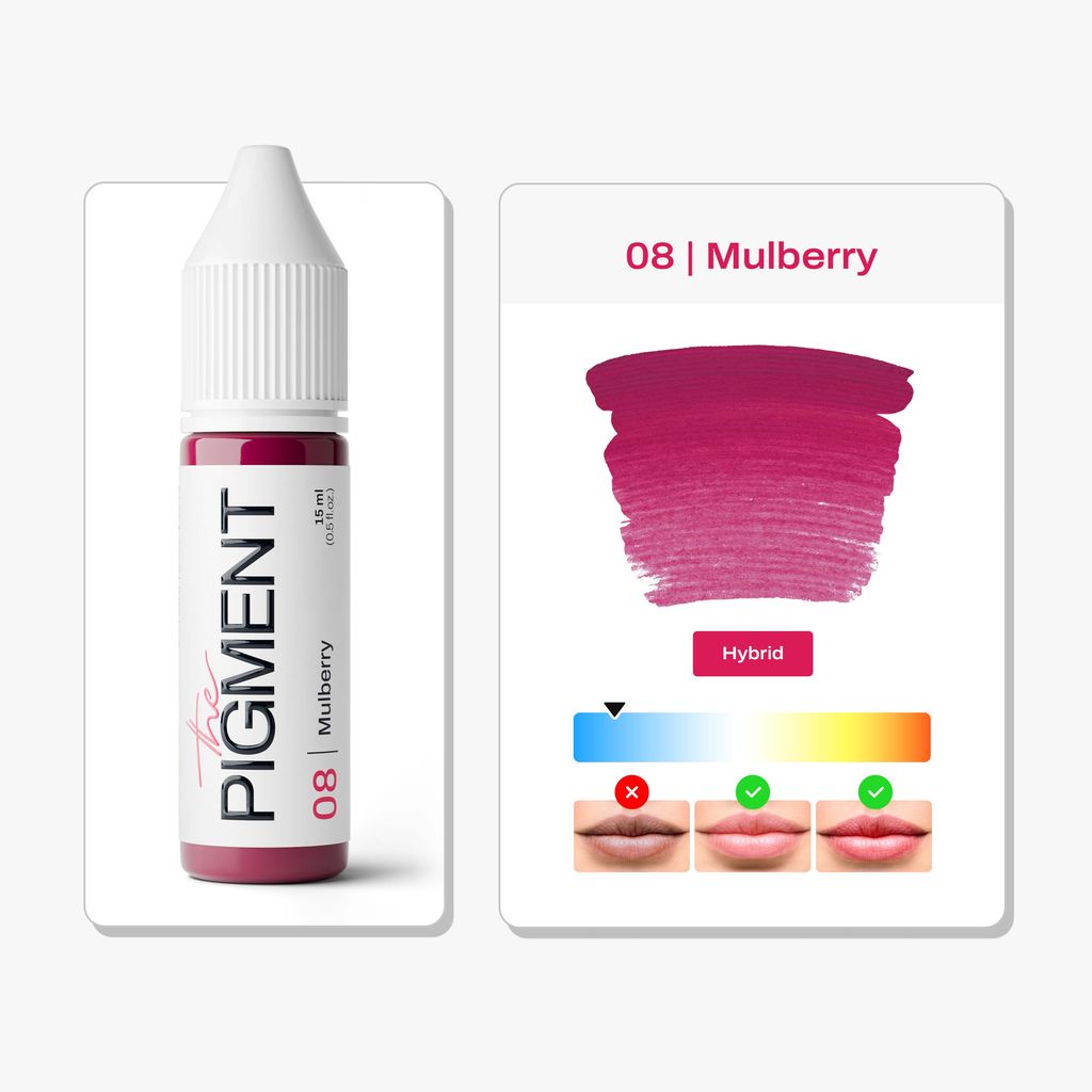 Pigment pour Lèvres PMU - 08 Mulberry (15 ml)