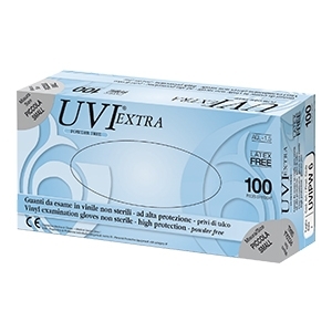 GANTS EN VINYLE UVI SANS POUDRE - 100 unités