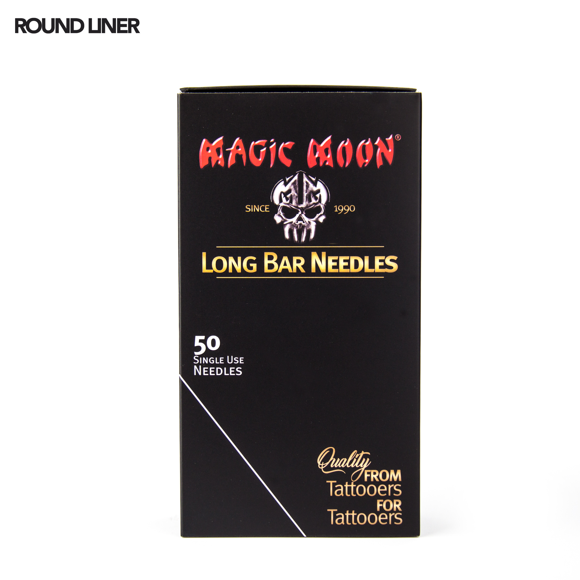 AIGUILLES MAGIC MOON 50 unités 18RL 0,35mm Long Taper