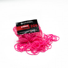 Élastiques colorés BodySupply 200 unités - Rose