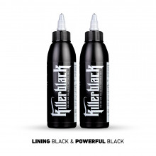 ENCRES KILLERBLACK - LINING BLACK + POWERFUL BLACK- 2X150ml - EUROPE