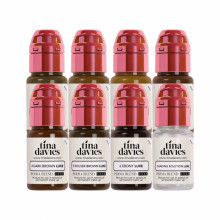 Encres Perma Blend Luxe 8x15ml - Tina Davies' I Love Ink Eyebrow Collection Set