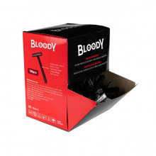 Rasoirs noirs Bloody - 100pcs