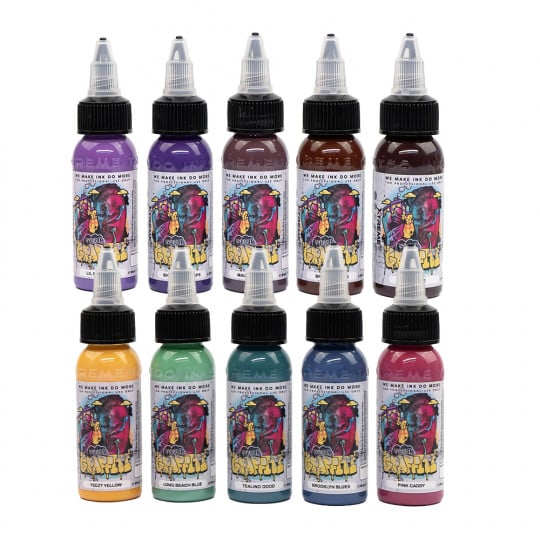 Encres XTreme Ink - 10x30ml - KYLE WARWICK PSYCHEDELIC GRAFFITI SET
