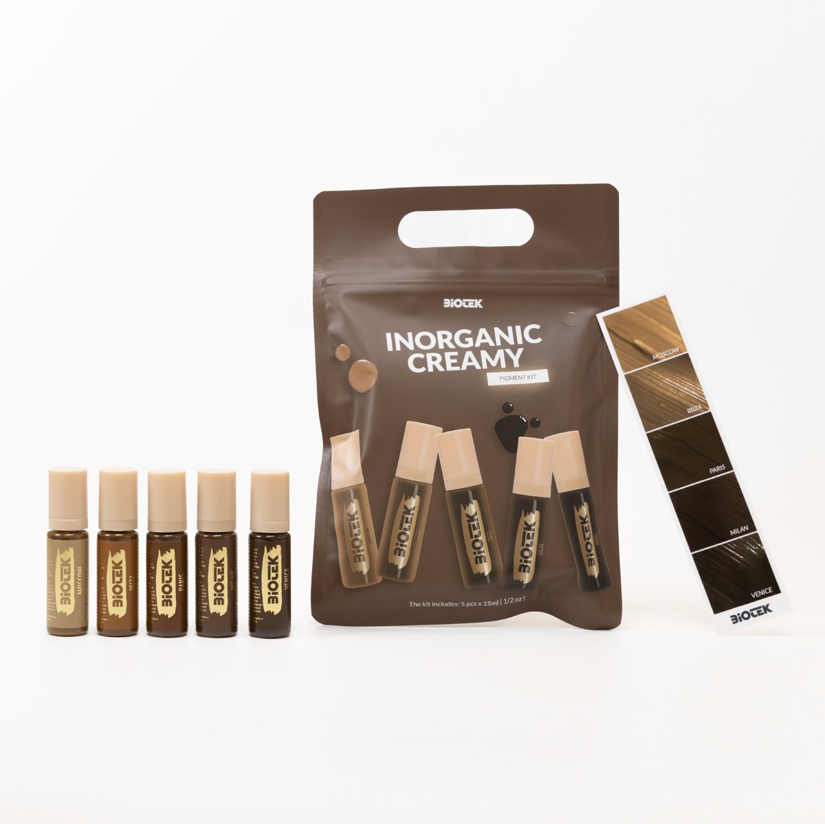 Encres Biotek PMU - Inorganic Creamy - SET 5x15ml